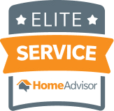 HomeAdvisor Elite Service badge representing Attention to Detail Painting's commitment to quality painting services.